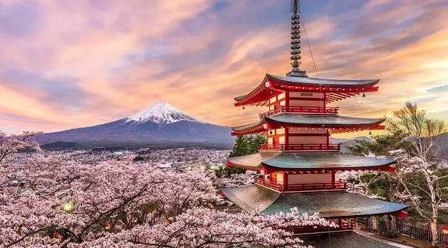 A picture of Japan's Famous Attractions.